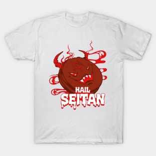 Hail Seitan Devil Pepperoni T-Shirt